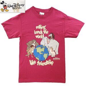 Disney World Animal Kingdom Vintage T-Shirt Jungle Book Friendship 90s Medium